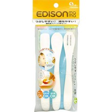 Edisonmama 嬰幼兒離乳食品湯匙 3件組 餐具 附收納盒, 1個