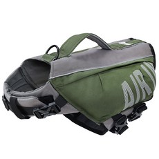 DOGLEMI 狗狗游泳救生衣, 軍綠, 1個
