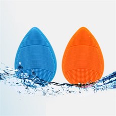 럭키비나 실리콘 세안 브러쉬 클렌징솔, 블루