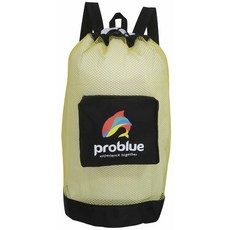 PROBLUE BG-8544 潛水後背式裝備網袋(可收納式), 黃色