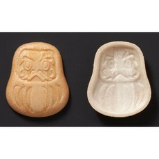 阿肥的店 達摩最中 加賀種最中殼 冰淇淋殼 最中種 DIY日式點心材料, W62×D52×H10mm,100枚