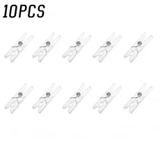 2.5cm 미니 봄 투명 클립 의류 인화지 페그 핀 Clothespin 공예 파티 홈 인테리어, 01 10PCS
