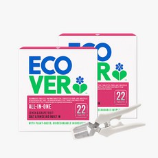 Ecover 多合一洗碗機洗滌劑普通話 440g 2 件 + 剪刀, 單身的