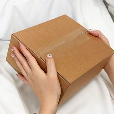 우체국 사이즈 택배박스 소량 대량 이사박스, 진갈색, 3개