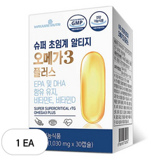 메이준뉴트리 이승남 슈퍼 저온 초임계 알티지오메가3 플러스 30.9g, 30정, 1개