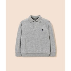 빈폴 키즈 BI6141UE53 Essential 요꼬 칼라 스웨트 셔츠 그레이 945654