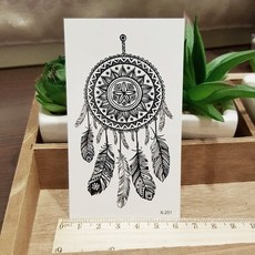 X系列捕夢網X-251【WAWA TATTOO】防水紋身貼紙微刺青貼紙, 1個