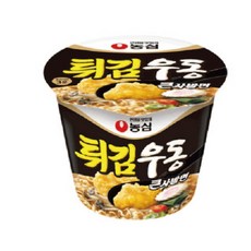 개운한맛 튀김우동 큰사발 4개+4개=8개 튀김우동 시원한 국물 농심 컵라면, 8개