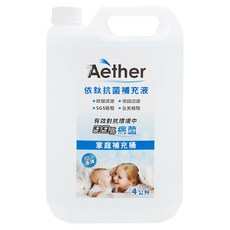 Aether 依鈦 居家防護噴霧補充桶 4公升 德國進口 長效防護, 4L, 1桶