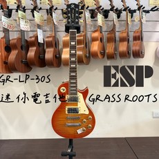老羊樂器店 ESP GrassRoots 迷你電吉他 內建喇叭 旅行吉他 附袋, 1個, 現貨(封面照的顏色)