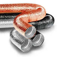 기란 고기집 업소용 직화기 후드용 자바라 105mm 10m 닥트호스 동색 은색 검정, 2개