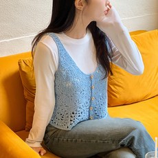 [DIY패키지] 써니 메리 뷔스티에 인쇄도안, 113 페일그린, 레터링 플라워 나무단추, 1개