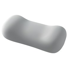 RUNDX 기능성 메모리폼 경추베개 인체공학 통풍 쿠션 코골이베개, 1개, 그레이