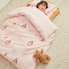 DFMEI 秋冬兒童大卡通純棉被子幼兒園寶寶加厚保暖被芯可拆, 甜甜小公主【20%大豆纖維