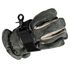 워킹 파이어 장갑 스트랩 대형 와이드 블랙 헤비 듀티 홀더 및 작업, 소방관 장갑 스트랩 투표율 장갑용 대형 와이드 블랙 헤, 1개