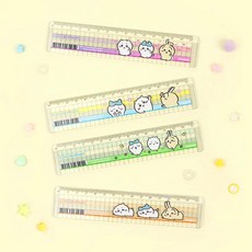 먼작귀 15cm 방안자 치이카와 학용품 플라스틱 자, 1개, 단품