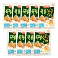 해호 아이배냇 곡물친구 고구마 40g, 감귤맛, 9개