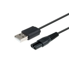 Coms USB 면도기 8자 충전 케이블 5V BB938, 1개, 30cm