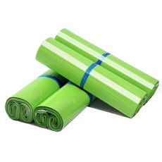 加厚防水快遞袋 粉色電商專用包裝袋, 1個, 全新料 果綠 ,28*42 100只 12絲