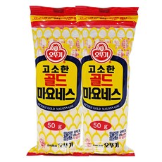오뚜기 고소한 골드 마요네스, 50g, 2개
