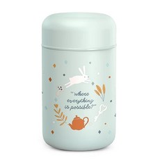 Suavinex Wonderland 不鏽鋼食物罐 400ml, 藍色, 1個