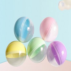 뽑기 볼캡슐 75mm 미니인형뽑기 미니게임 수업교구 투명캡슐, 1개