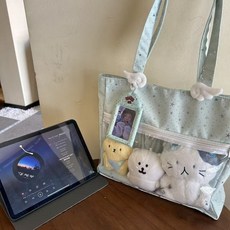 立體星星單肩托特痛包 可愛二次元追星包