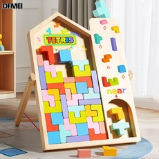 DFMEI 兒童立體俄羅斯方塊拼圖遊戲思維訓練動手動腦益智力開發積木玩具, 1個, 立體俄羅斯方塊0.45KG:如圖