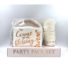 홈 파티 일회용품 세트 (20인), 1개