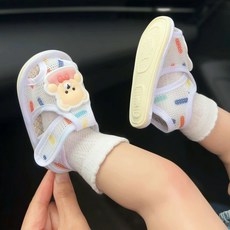 嬰兒鞋子夏天軟底寶寶透氣鞋網眼0-1歲幼兒學步涼鞋6到12個月男女
