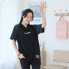 메르 반팔 클래식후드티