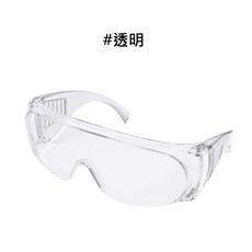 台灣製 高品質防疫護目鏡 防護眼鏡 防飛沫 防疫 防灰塵 騎機車防風沙防蟲子 保護眼睛 透明眼鏡人魚朵朵, 1個, 台灣製-抗藍光-鏡腳透明