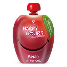 大地之愛 HAPPY HOURS 生機纖果飲, 100g, 1個, 蘋果(單一口味)4M+