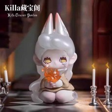 Lucky Emma Killa Treasure Pavilion 럭키 엠마 킬라 시리즈 피규어 선택가능, Killa 촛불 여우