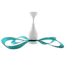 VENTO 芬朵精品吊扇 緞帶系列 NESTRO 46吋 遙控型 高雄市到府安裝, 白色本體 透粉紅