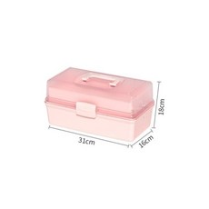 미술도구 보관함 화구박스 붓 화구통 수채화 그림도구, 기본 색상