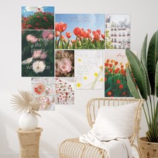 봄 접착 매직 인테리어 포스터, 봄시리즈 01