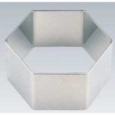 不鏽鋼六邊形模具60x35mm, 1個