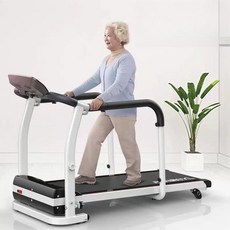 어르신 기계식 훈련 블랙 가정용 런닝머신 홈트 접이식, 전기 보행기 0.5-6km, 기본 모델명/품번
