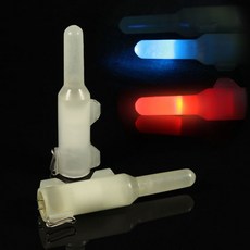 LED 드롭 수중 점멸등 오징어 스트로브 야광 낚시 미끼 점멸등 스트로브 미끼 낚시 도구 녹색 적색, 1개
