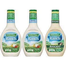 히든 밸리 오리지널 랜치 드레싱 오리지널 및 아보카도 - Hidden Valley Original Ranch Dressings Original and Avocado - 16, 1개