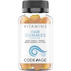 Codeage 維他命頭髮生物素礦物質軟糖, 1個, 60入