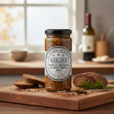 코즐릭스 트리플 크런치 머스타드 250ml 캐나다 홀그레인 머스타드 제조일 26년 2월 12일 제품 제조일 보증, 1개