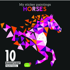 (영문도서) My Sticker Paintings: Horses: 10 Magnificent Paintings Paperback, Happy Fox Books, English, 9781641241878