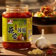 JS 台灣製 手工蒜蓉辣椒醬 380g, 1個, 1罐