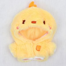 棉花娃娃衣服15cm20cm娃衣可愛毛絨外套連衣帽玩偶公仔換裝衣服, 1個, 粉色框鏡（只有眼鏡）,20cm【僅售娃衣】