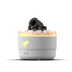 火山砲臺香薰機 大砲香薰機 砲臺香薰機 大炮香薰機 大砲加濕器 香氛機 薰香機 熏香機 擴香機 加濕器, 白色-7彩光, 白色, 7彩光