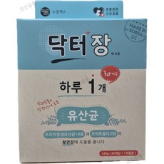 뉴알엑스 닥터 장건강 30개입 240g 유산균, 30정, 장건강/유산균, 1개