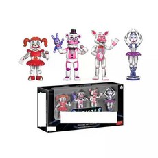 FNAF 프레디의피자가게 프레디 피자가게 나이트메어 폭시 치카 야광 피규어, C