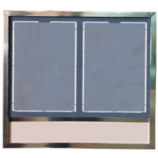 알루미늄 게시판 포켓형 벽걸이 사무실 알루미늄 공지판 안내문 보관함, 나이렉스군청